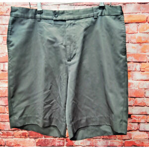 Lyle & Scott Shorts Mens Sz 36 Green Casual Flat Front Regular Fit Slash Pocket
